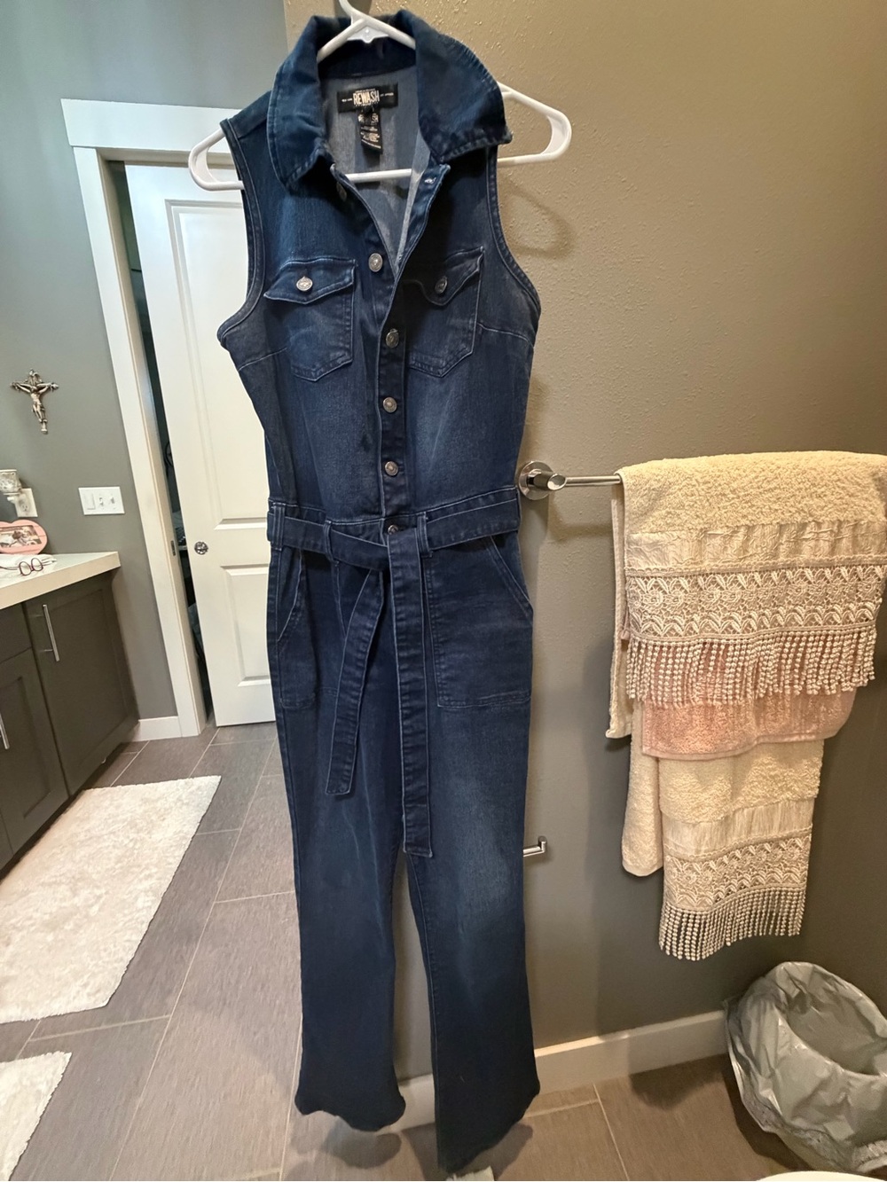 Rewash Indigo Denim Shirt Jacket